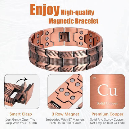 🔥LAST DAY 70% OFF-Copper Magnetic Power — Boost Circulation, Banish Fatigue